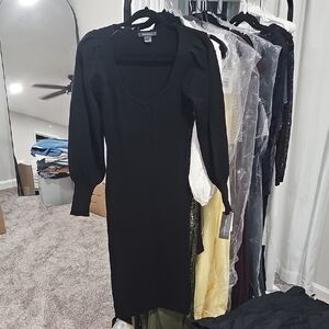 French Connection black sweater dress​